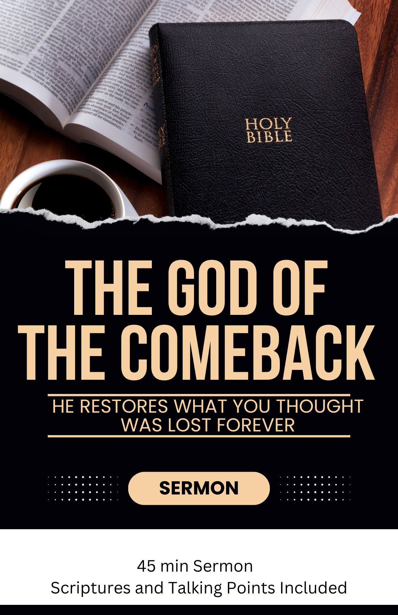 SERMON GUIDE-The God of the Comeback