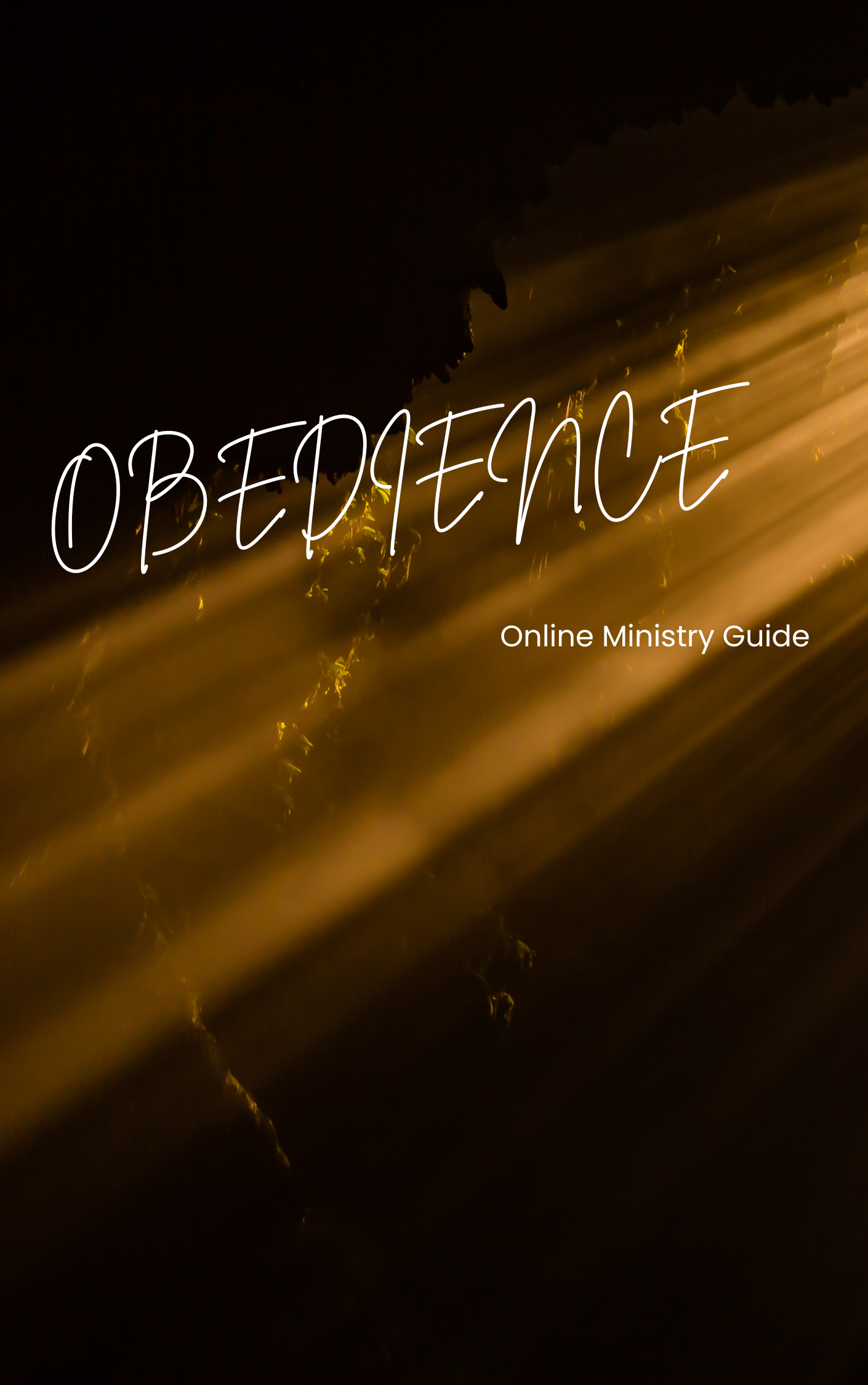 ONLINE MINISTRY- Obedience Sermon Guide for Online Ministry